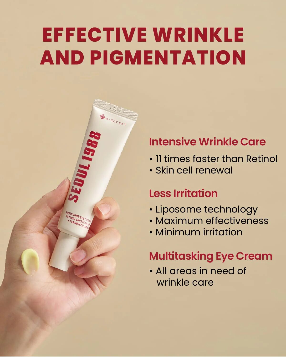 Seoul 1988 Eye Cream : Retinal Liposome 4% + Fermented Bean thumbnail 4