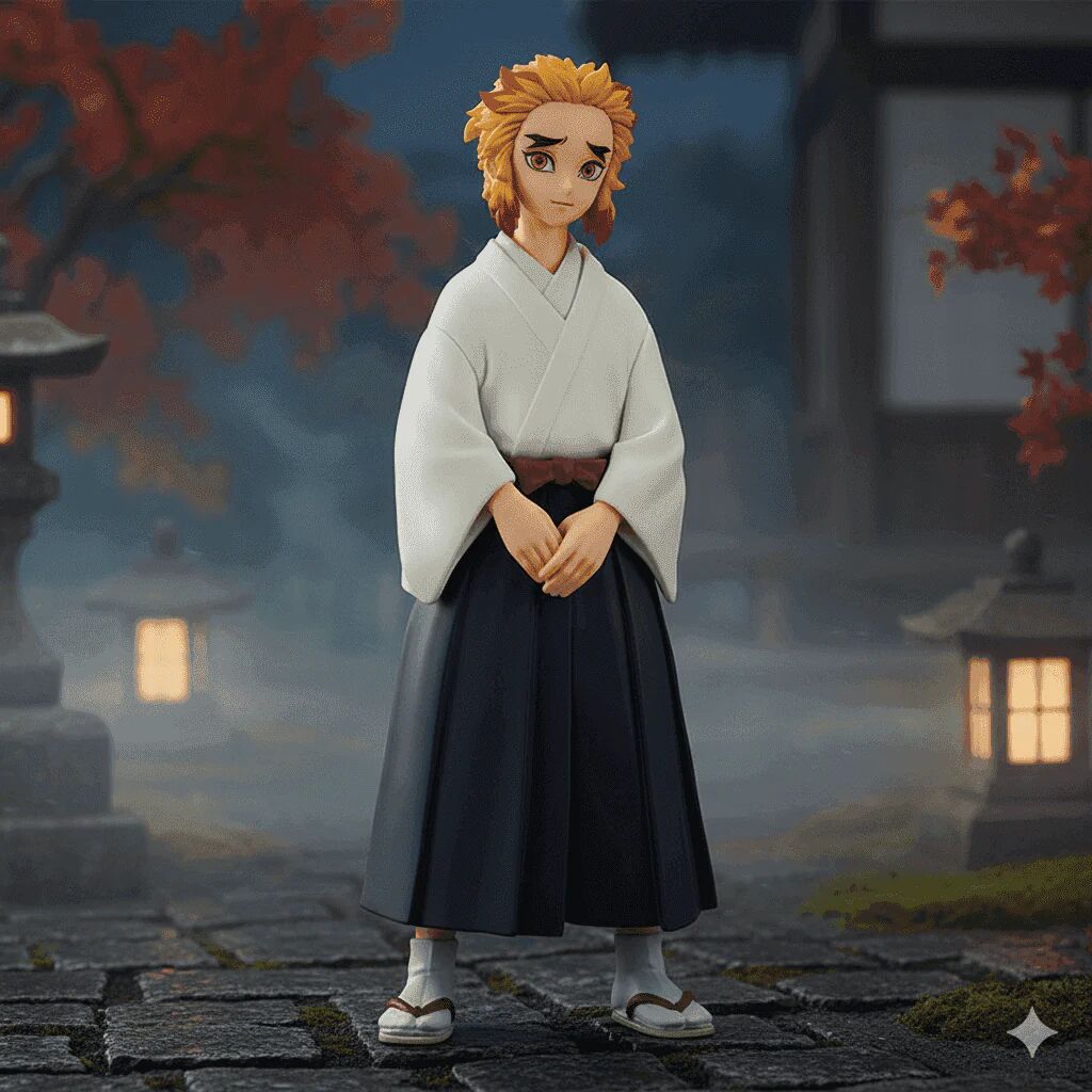 Figurine Demon Slayer Kimetsu No Yaiba Senjuro Rengoku