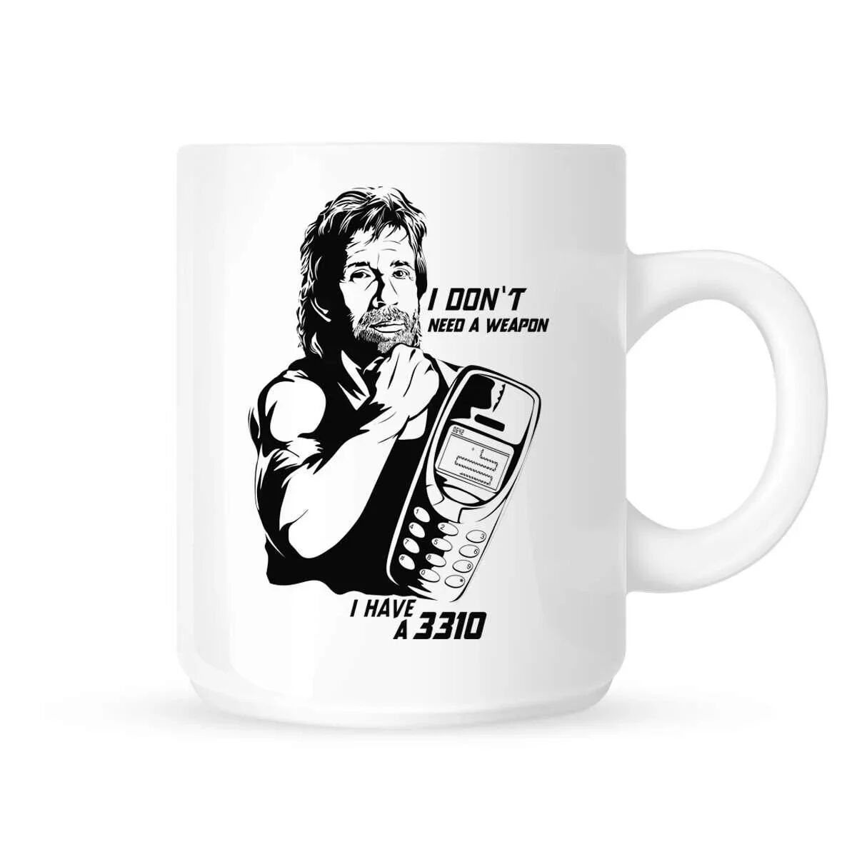 Mug Chuck I Dont Need A Weapon 3310