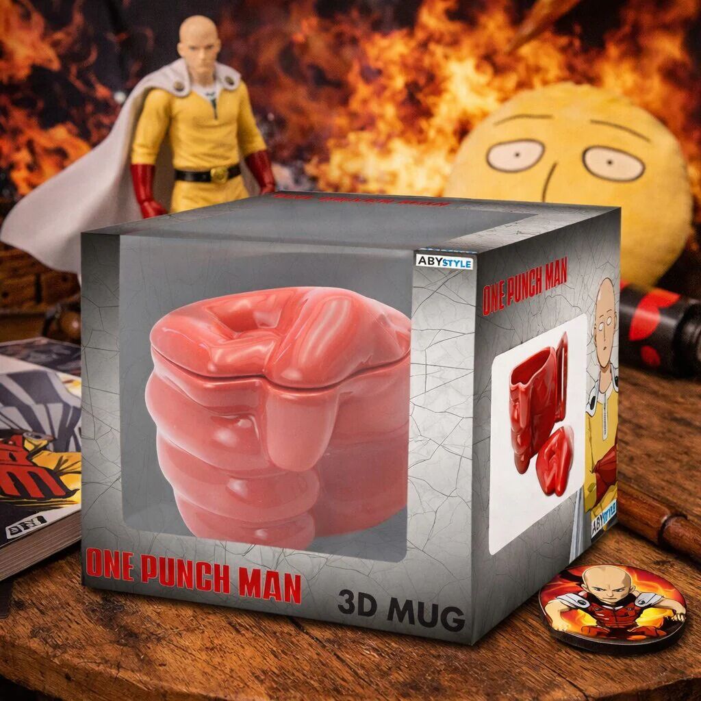 Mug 3d One Punch Man Poing Saitama