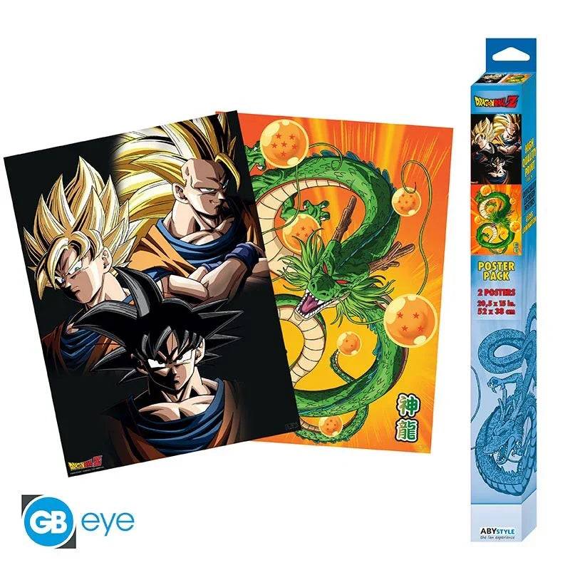 Set 2 Posters Dragon Ball Goku & Shenron thumbnail 3