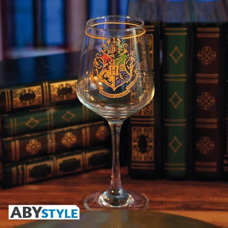 Verre À Pied Harry Potter Emblème De Poudlard
