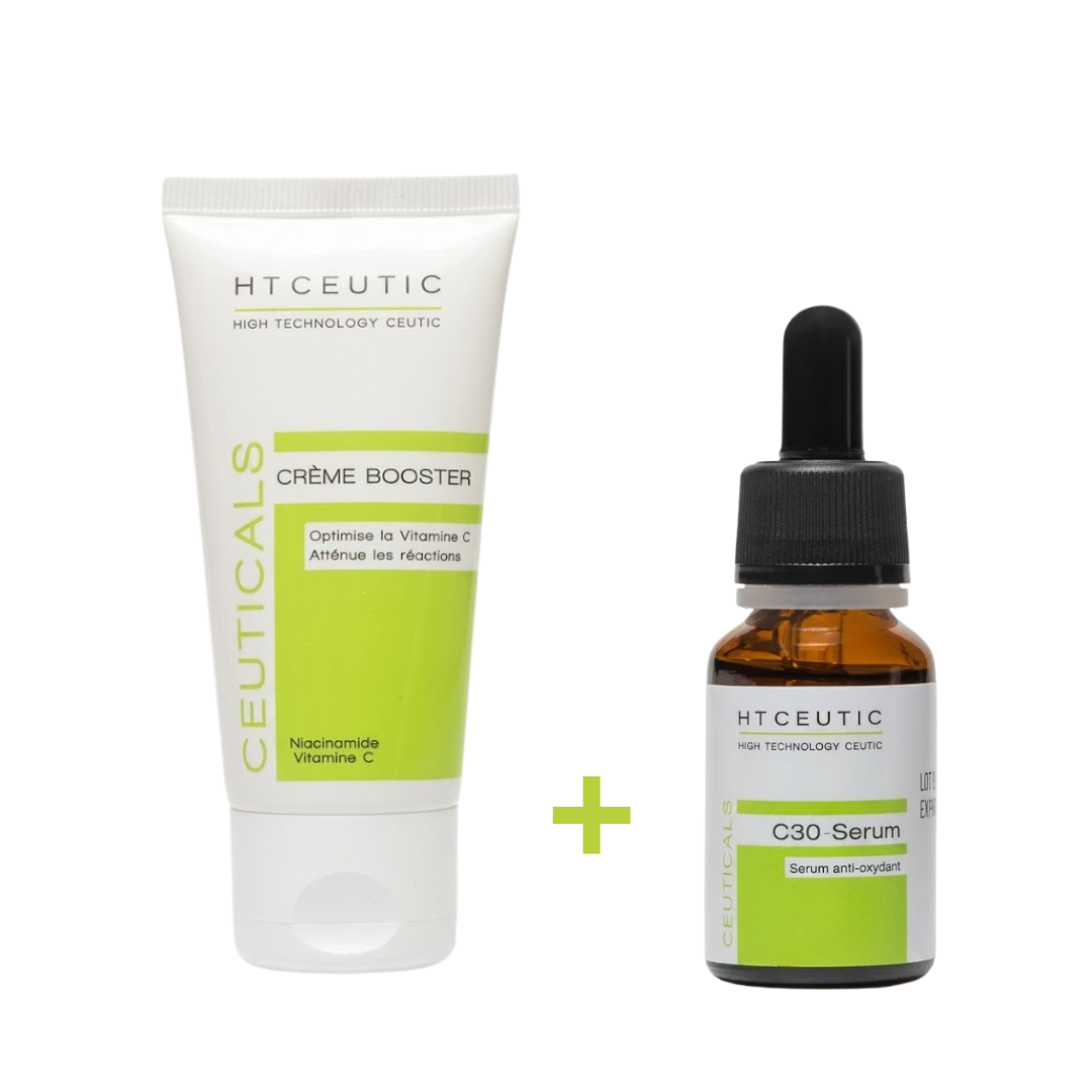 Vitamin C Crème Booster 50ml + C30 Sérum 15ml Duo Pack