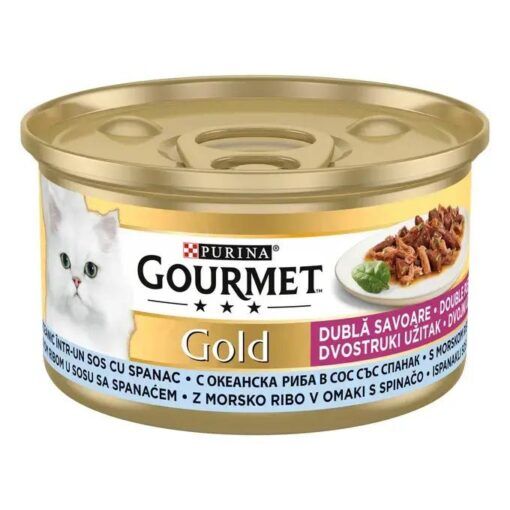 Gourmet Gold Pâté Poisson & Épinards 