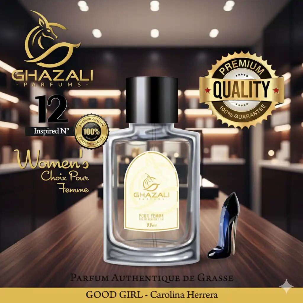 Parfum Ghazali N°12 - Inspiré De Carolina Herrera - Good Girl - Qualité Premium De Grasse.