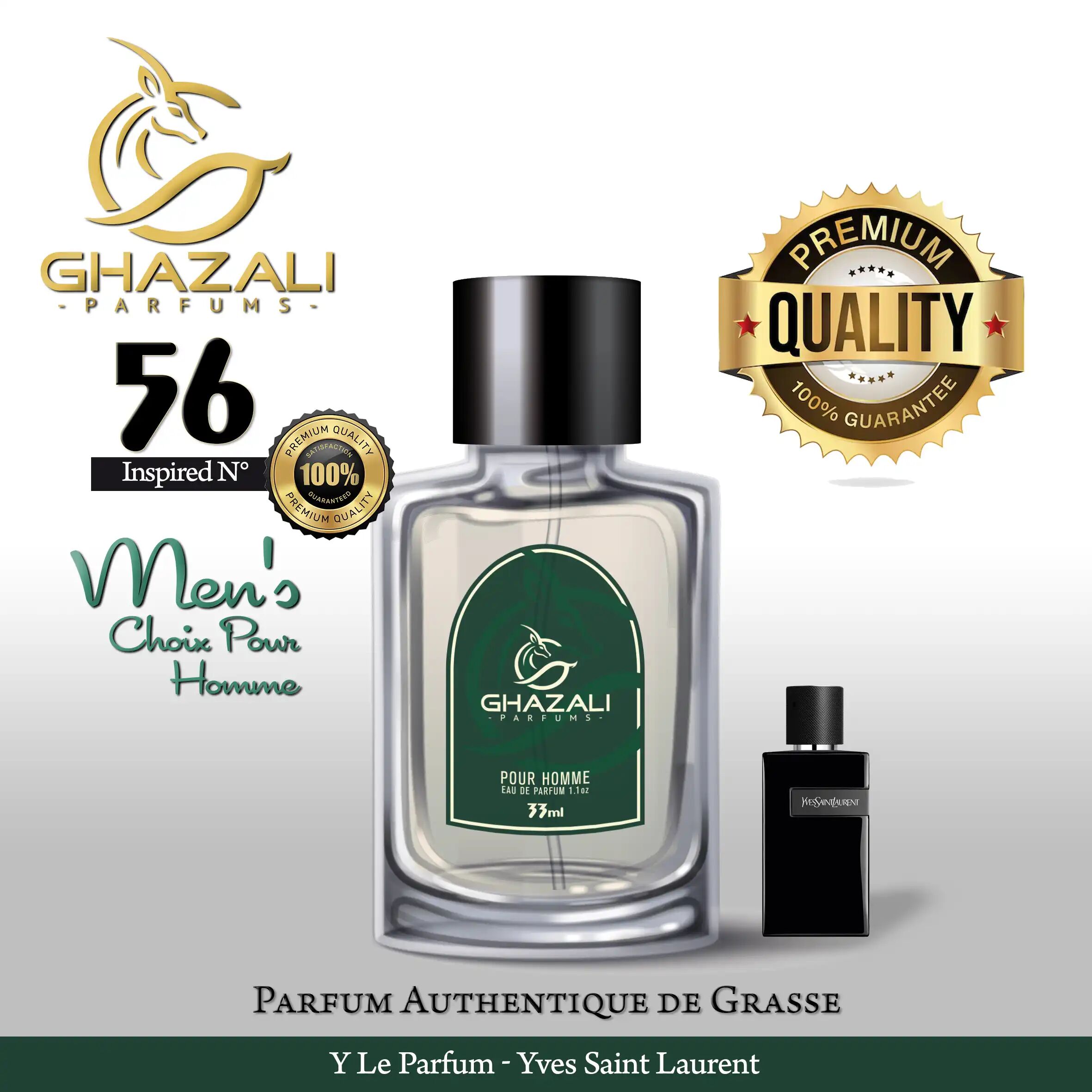 Parfum Ghazali N°56 - Inspiré De Y Le Parfum - Yves Saint Laurent - Qualité Premium De Grasse.