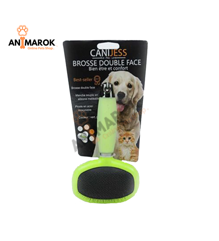 Brosse Double Face Pour Chien Et Chat