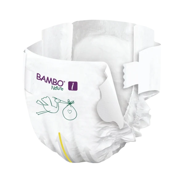 Bambo Nature Couche Nouveau Né (taille 1) 2-4 Kg