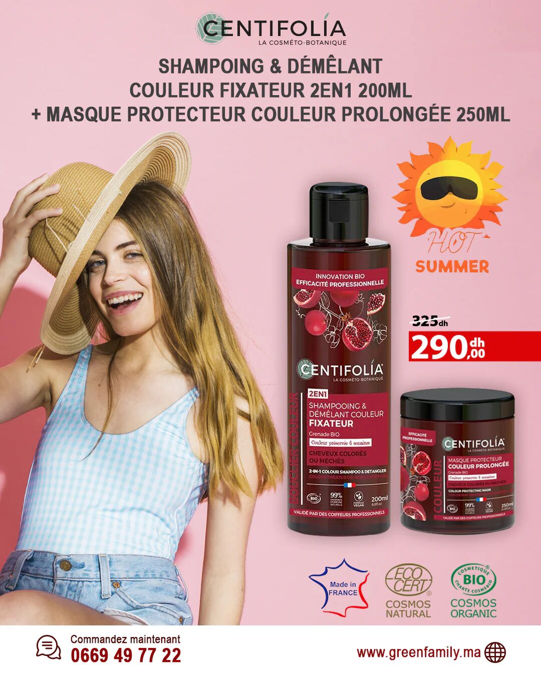 Shampoing & Démêlant Couleur Fixateur 2en1