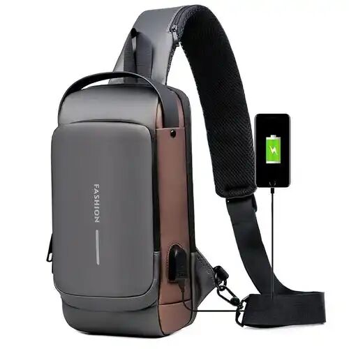 Sac À Bandoulière Poitrine Fanny Packs Bandoulière Voyage Sport - Usb