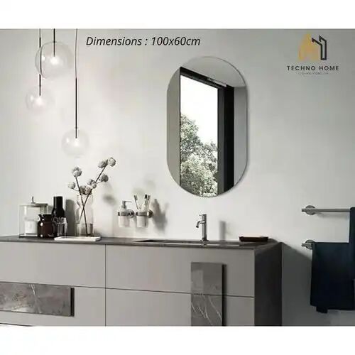 Miroir De Salle De Bain Ovale (plexiglass) thumbnail 2