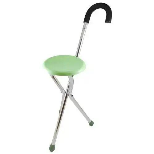 Béquille Et Chaise Pliable - Bâton 2in1 ( couleur aléatoire ) thumbnail 2