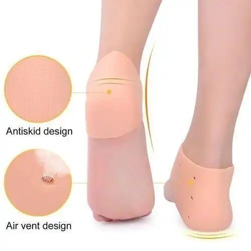 Chaussettes À Talon En Gel De Siliconehaut Pour Augmenter La Taille