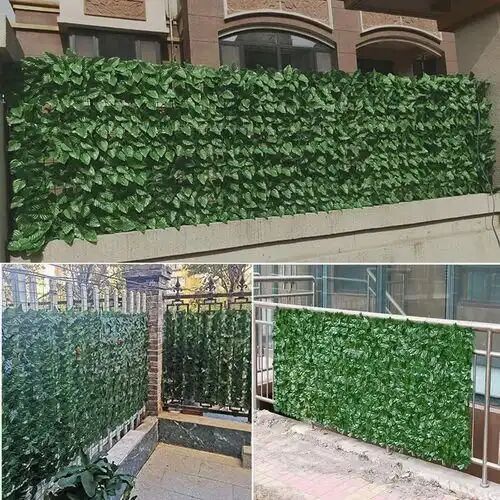 Haie De Lierre Artificiel Clôture Murale Dintimité, Décoration De Feuilles Et De Vignes Pour Jardin