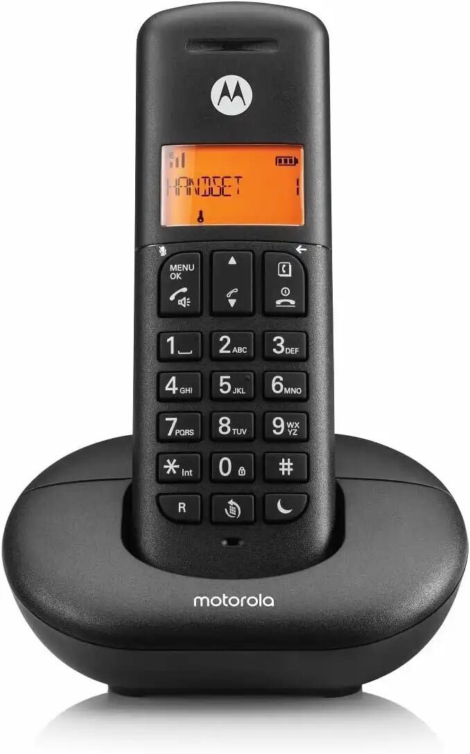 Motorola Téléphone Fixe Sans Fil , Blocage Des Appels Téléphoniques High Quality - E201