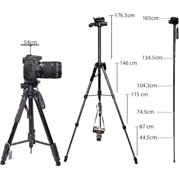 Pack 2 Trépied Et Monopode Polyvalent Pour Photo Et Smartphone