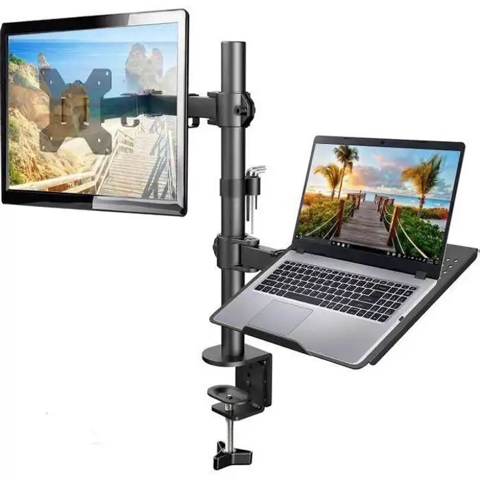 Support Moniteur - Generic - Réglable - Double Moniteur - Adaptateur Ordinateur Portable - Noir