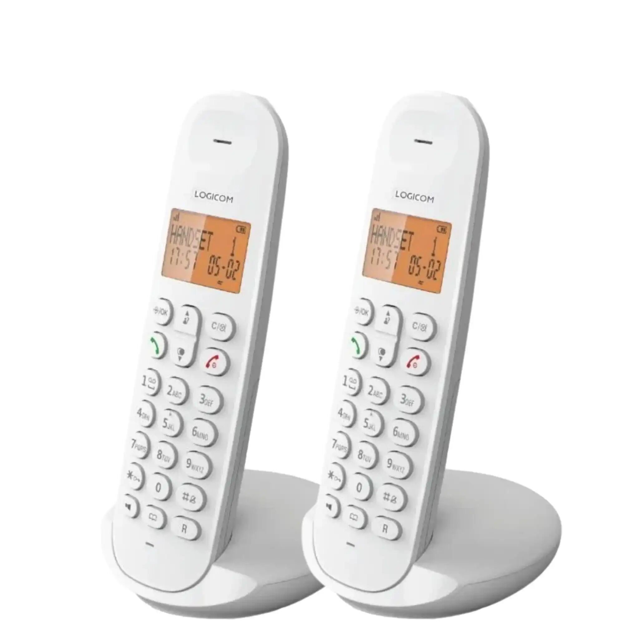 Téléphone Fixe Sans Fil Dect Duo Iloa 250 Téléphone Fixe Sans Fil Dect Duo Sans Répondeur - Duo - Téléphones Analogiques Et Dect