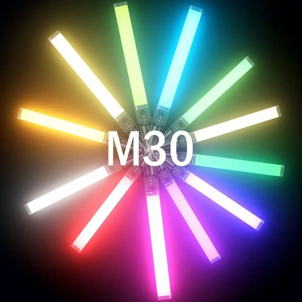Baton Lumineux, Lampe Led Rgb 30w, Photographie À Main, Éclairage De Remplissage Couleur Pleine, Scène Nocturne, Éclairage Vidéo