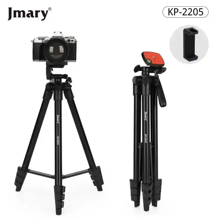 Trépied Professionnel En Aluminium Pour L'appareil Photo Et Téléphone, Support De Téléphone Portable Pour Smartphone, 1340mm