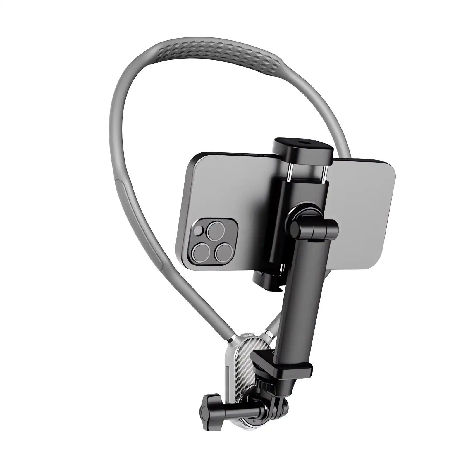 Support De Téléphone Portable Et Camera D'action Autour Du Cou Mains Libres
