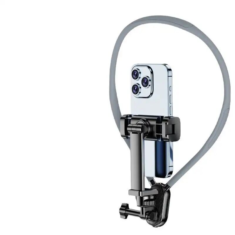 Support De Téléphone Portable Et Camera D'action Autour Du Cou Mains Libres
