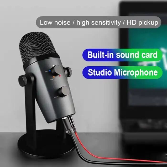 Micro Usb Pc, M2 Plug And Play Microphone Usb À Suppression De Bruit thumbnail 1
