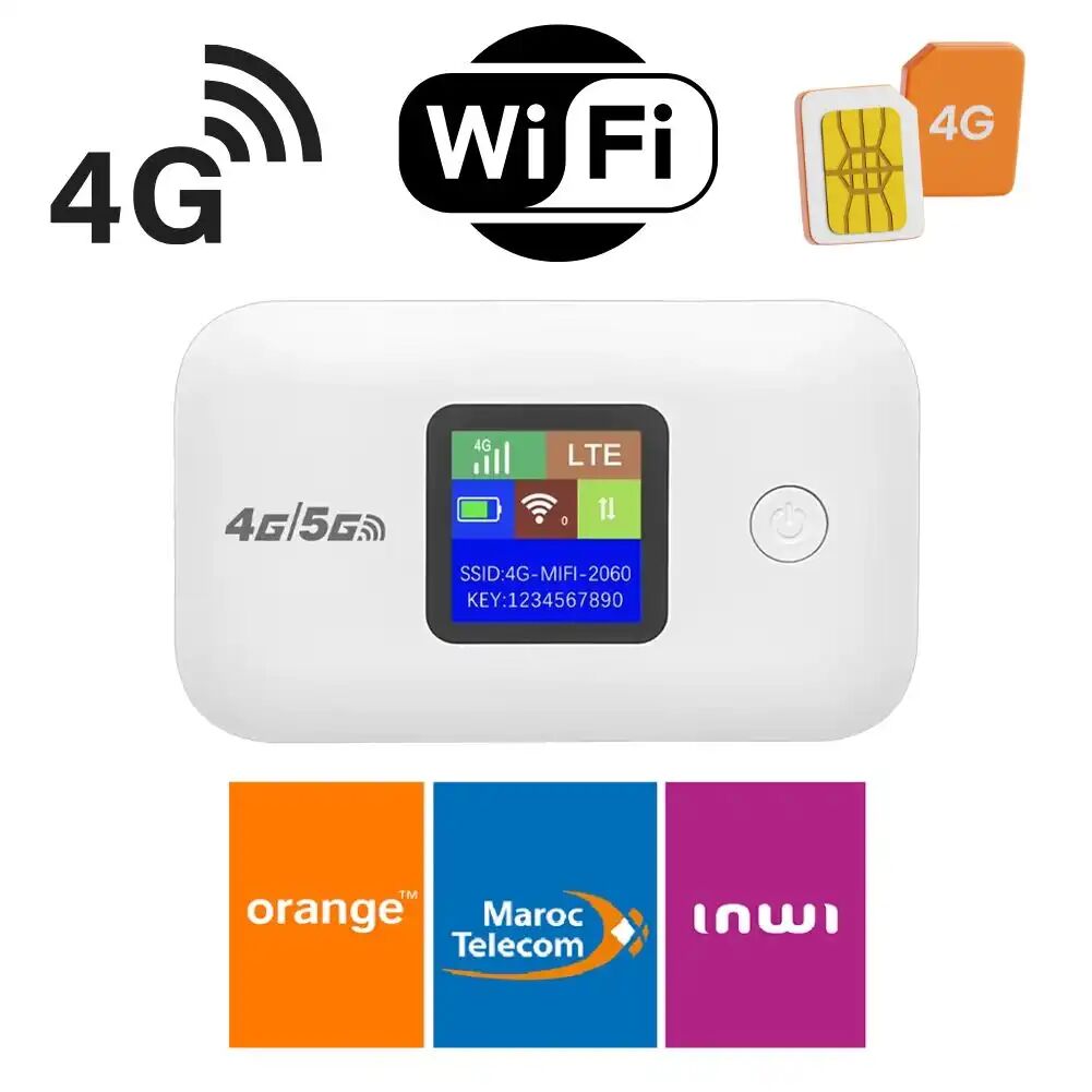 Routeur 4g/5g Avec Carte Sim 150 Mbps, Routeur Sans Fil 4g Lte thumbnail 1