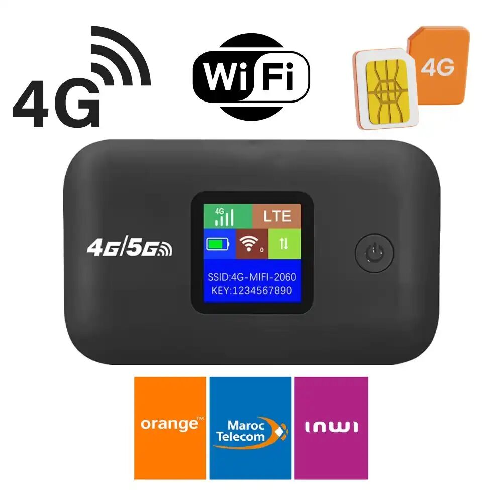 Routeur 4g/5g Avec Carte Sim 150 Mbps, Routeur Sans Fil 4g Lte thumbnail 1