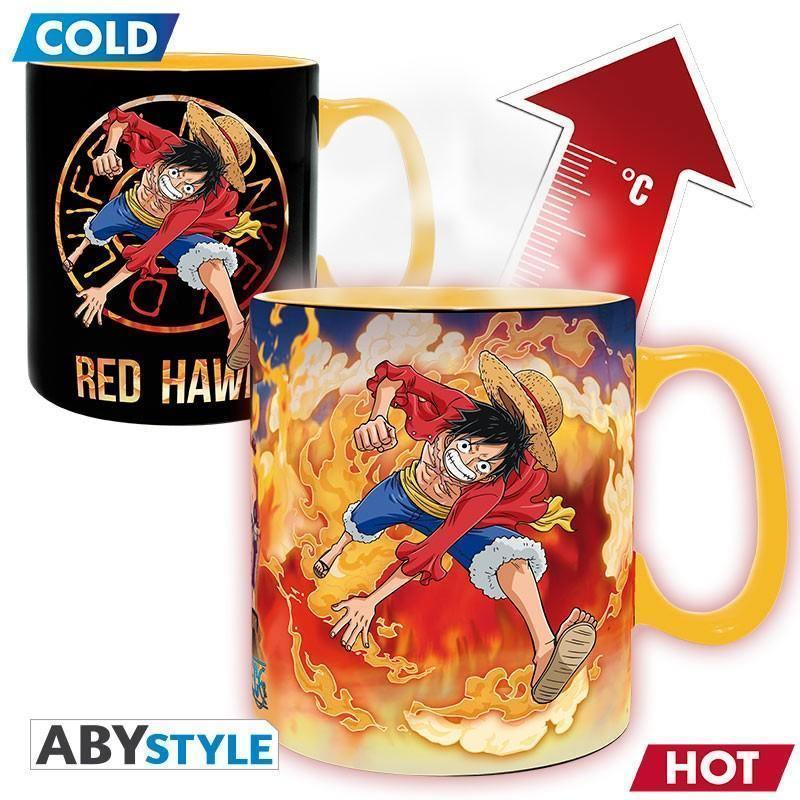 Mug Heat Change One Piece Luffy & Sabo