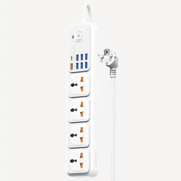 Rallonge Électrique Mx-st16 - 3m - 20w - 12 En 1 