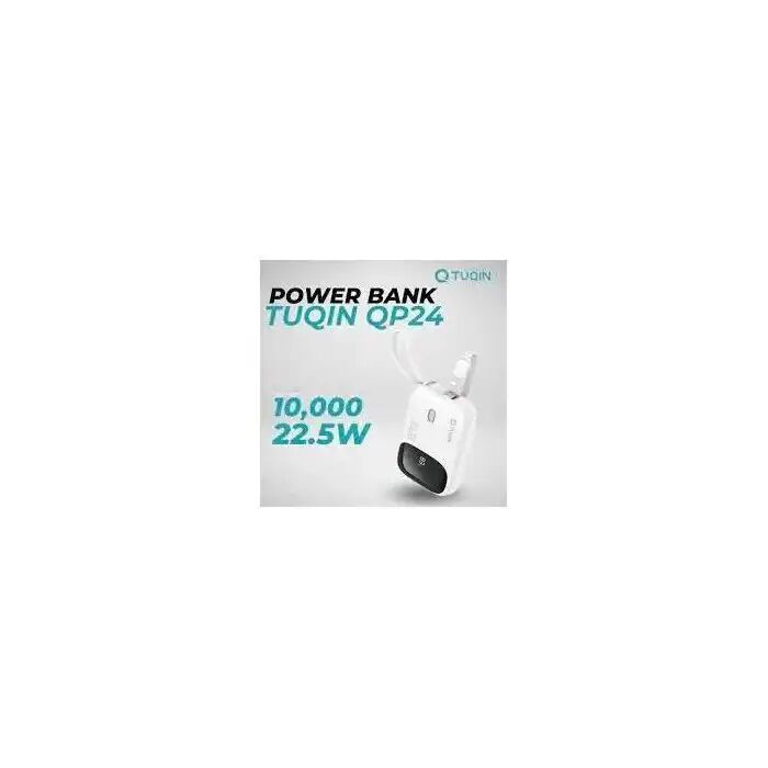 Power Bank 10000mah 22.5w Charge Rapide Avec Câbles Intégrés Type-c Et Lightning