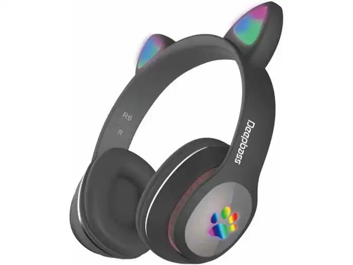 Casque Bluetooth R6 Sans Fil V5 Avec Lumière Led 7 Couleurs thumbnail 2