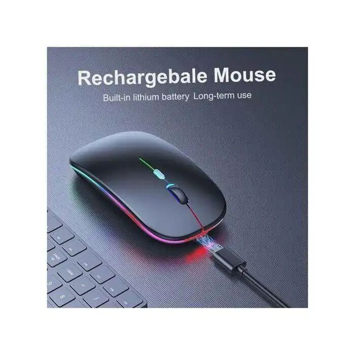 Souris Sans Fil Bluetooth 5.1 Rechargeable Ergonomique Silencieuse thumbnail 4