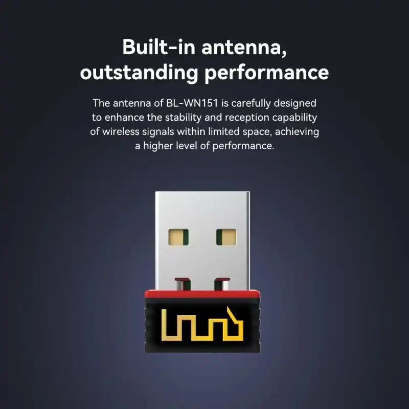Adaptateur Wifi Usb Mini Ax300 Wifi 6 Carte Réseau Sans Fil Pour Pc Portable thumbnail 3