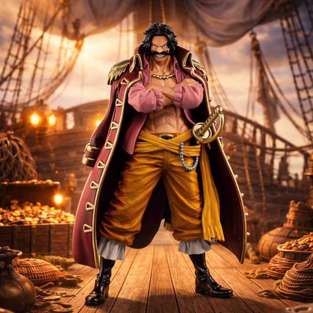 Figurine One Piece - Wano Kuni Gold Roger