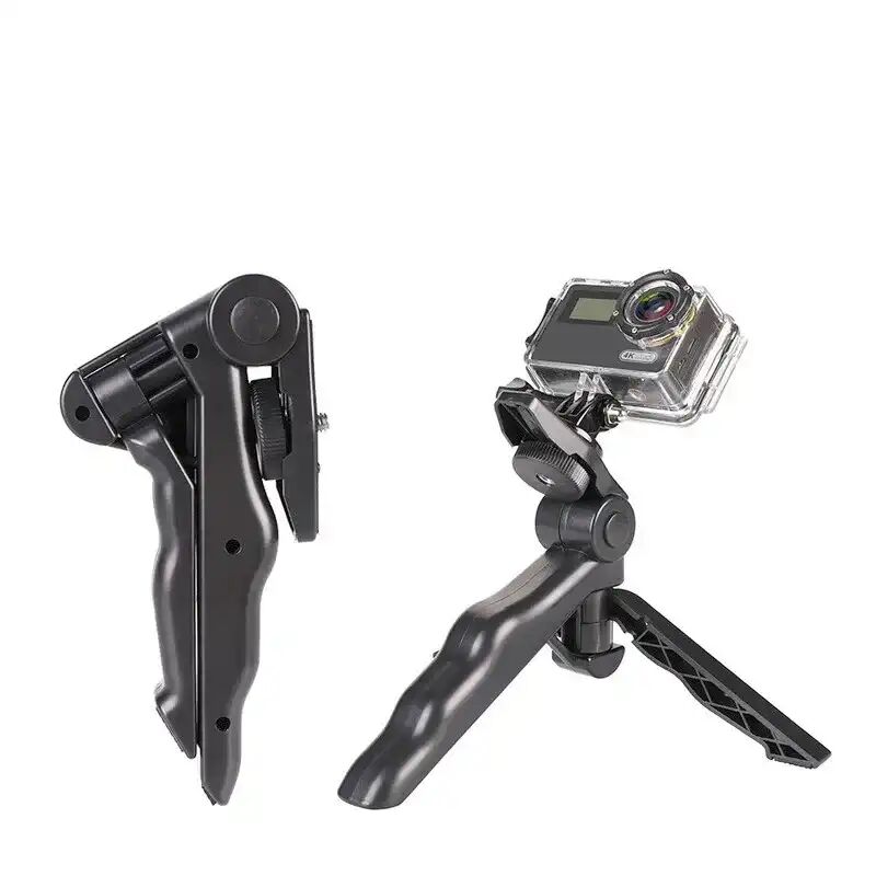 Mini Trépied Pliant Portable Pour Perche À Selfie Support Réglable Stabilisateur Pour La Caméra De Téléphone Portable Gopro thumbnail 4