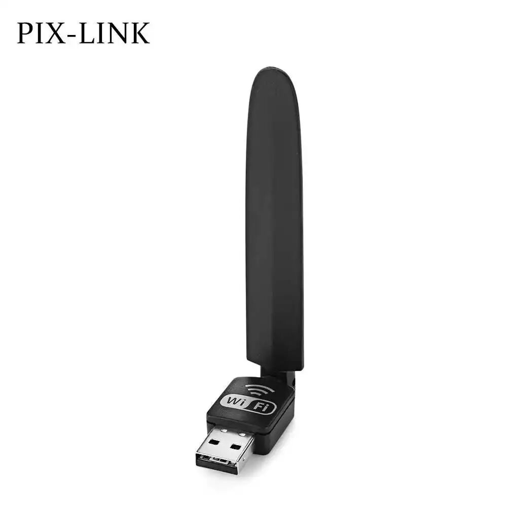 Mini Adaptateur Wifi Usb 150 Mbps Avec Antenne Rotative Carte Réseau Sans Fil