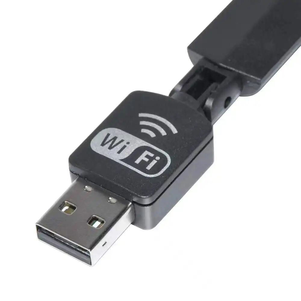 Mini Adaptateur Wifi Usb 150 Mbps Avec Antenne Rotative Carte Réseau Sans Fil