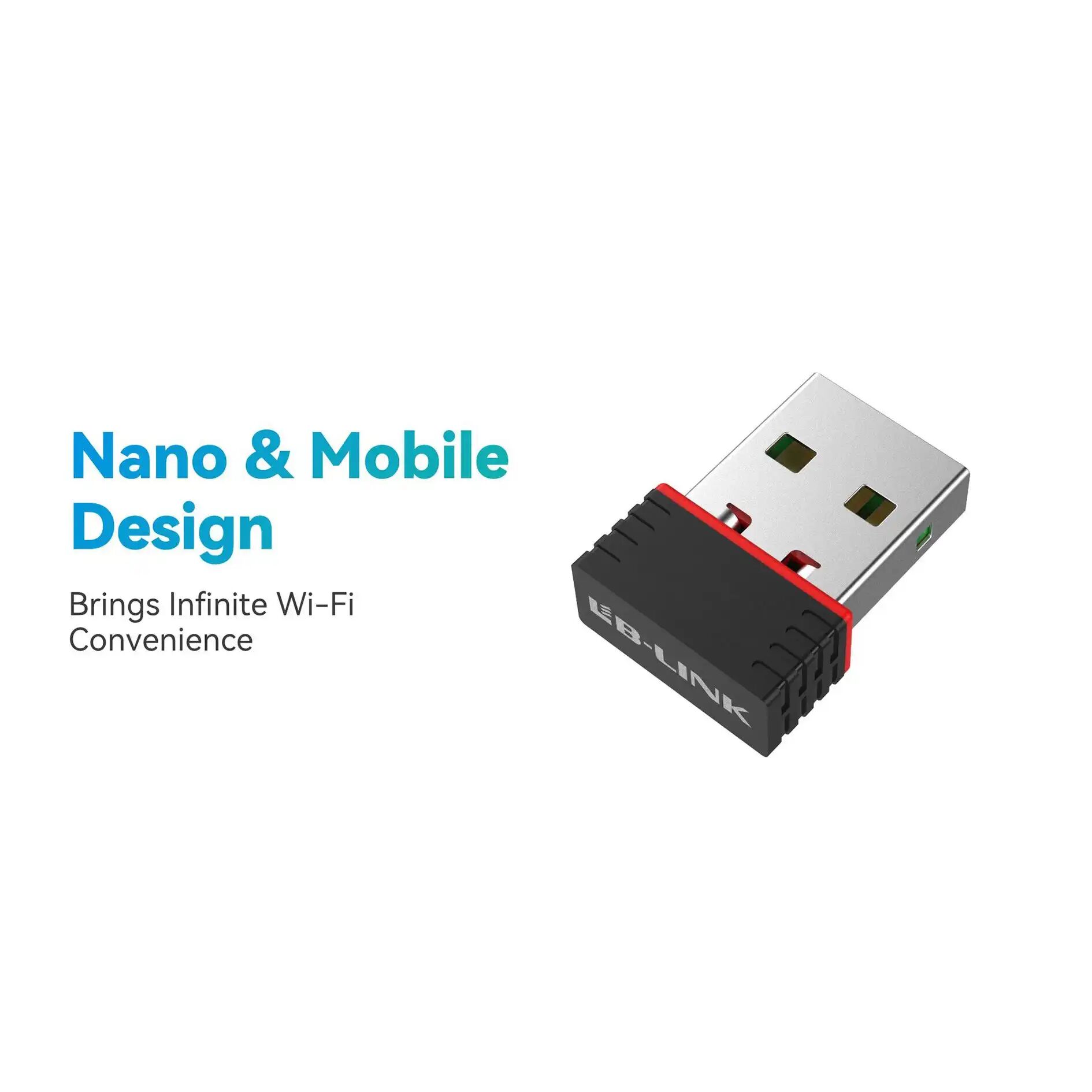 Adaptateur Wifi Usb 150 Mbps 2,4 Ghz Carte Réseau Sans Fil Pour Pc