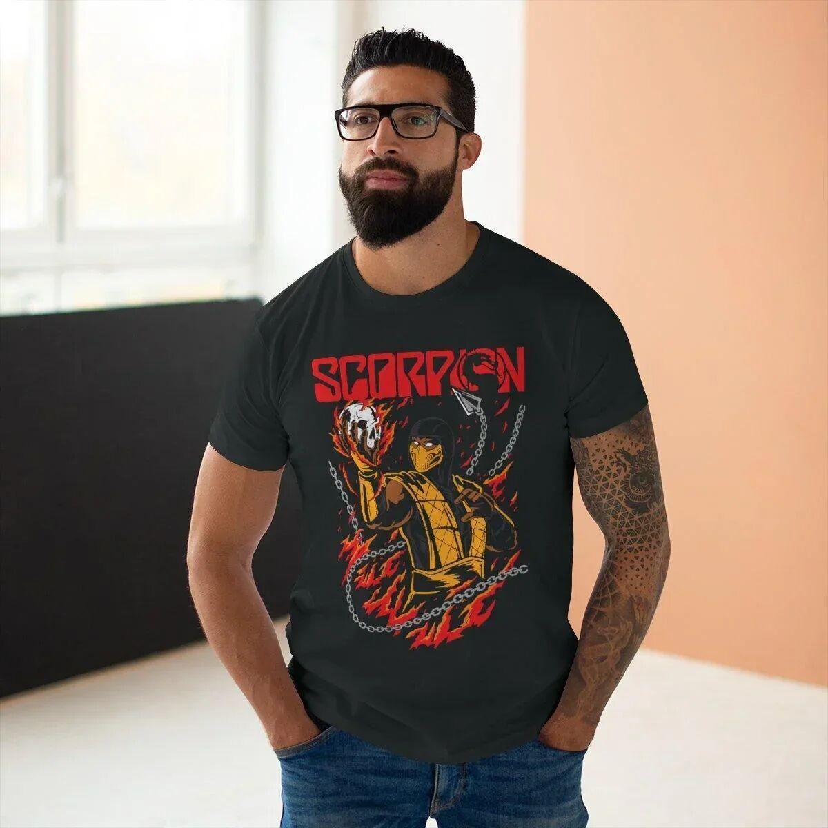 T-shirt Mortal Kombat Scorpion thumbnail 2