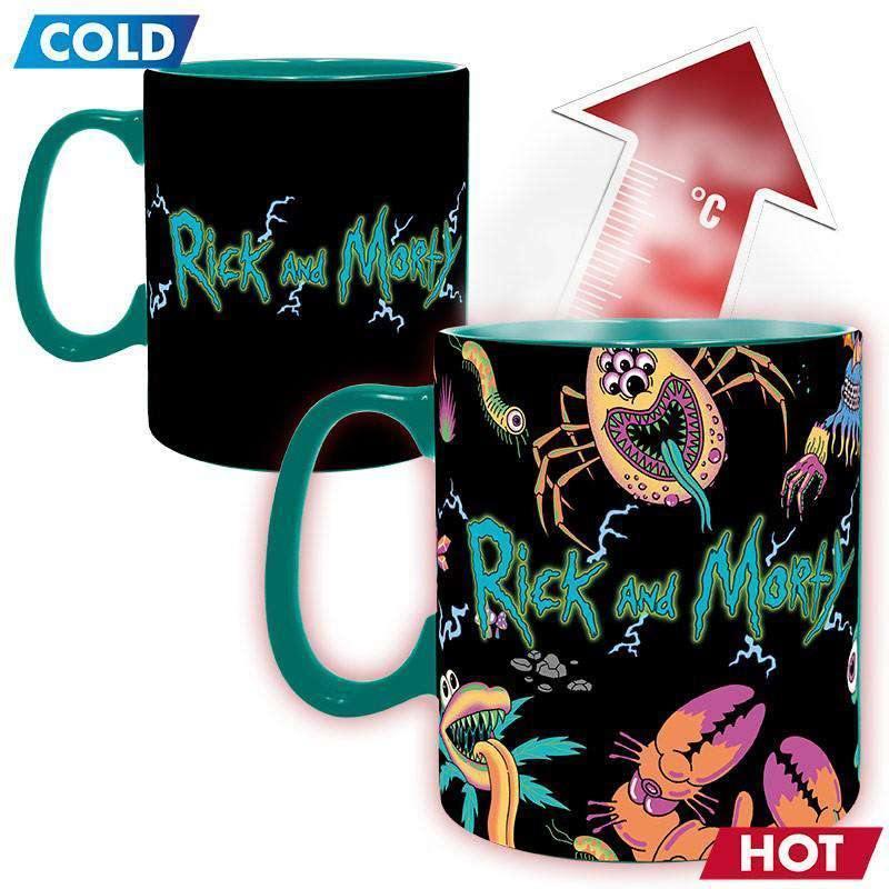 Mug Heat Change Rick & Morty Vaisseau