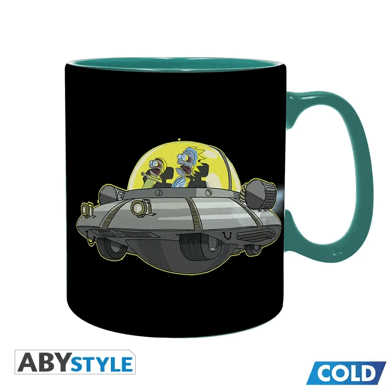 Mug Heat Change Rick & Morty Vaisseau