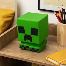 Lampe Minecraft Silicone Creeper Squishyglo Rechargeable