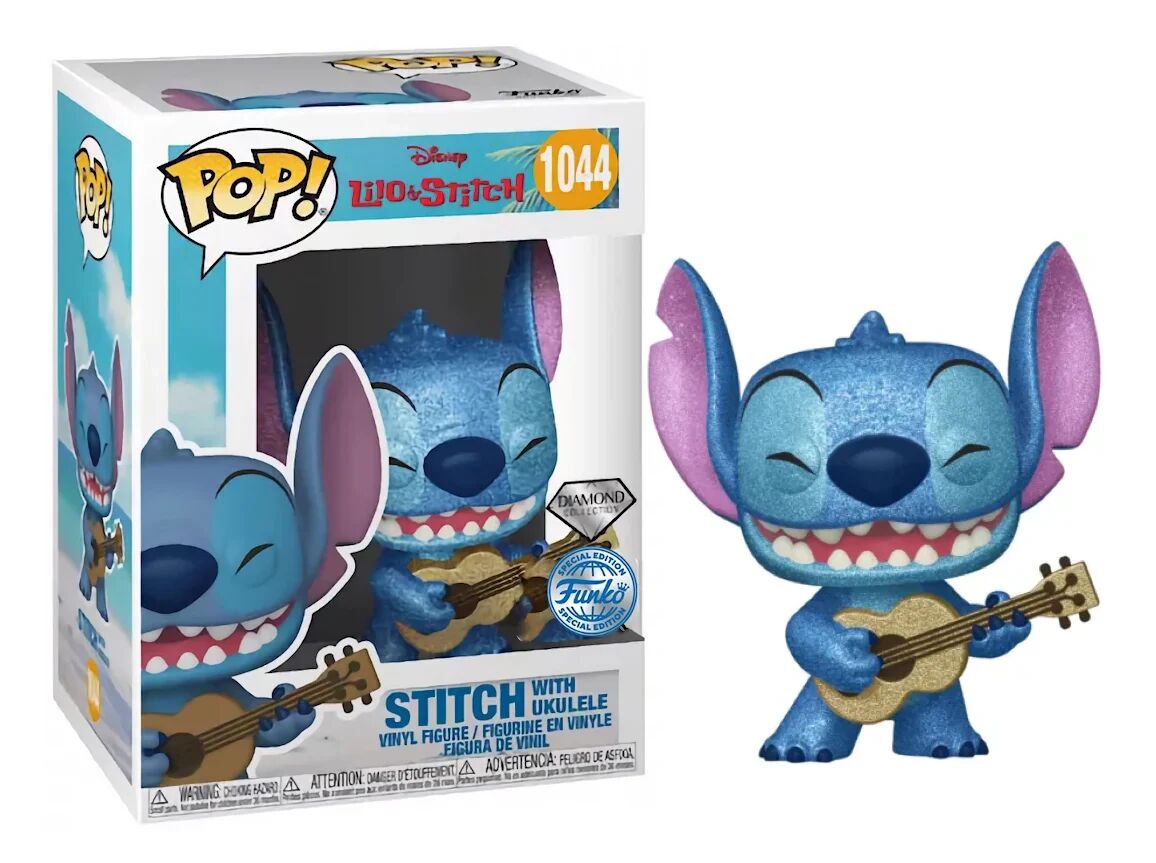 Figurine Pop Lilo & Stitch Stitch With Ukulele Diamond