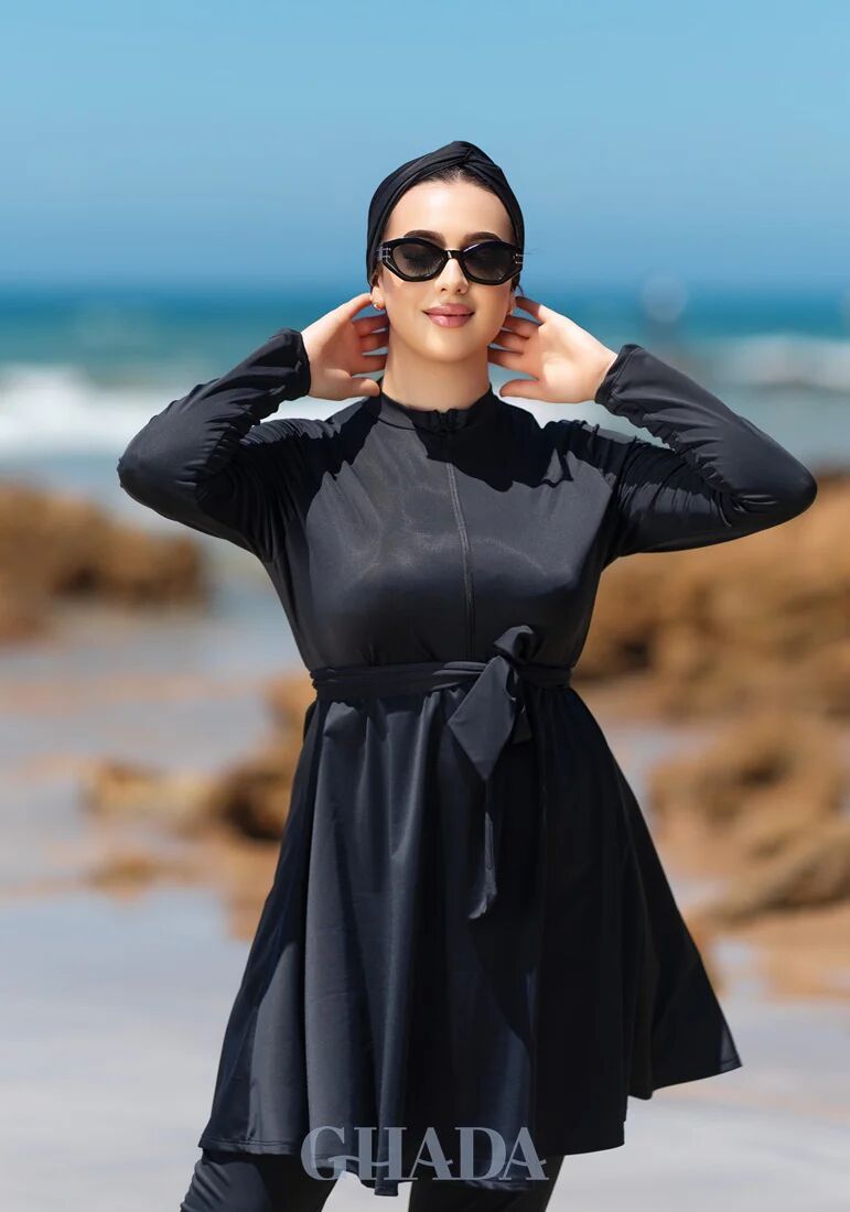 Burkini En 5 Pièces Avec Cache Maillot