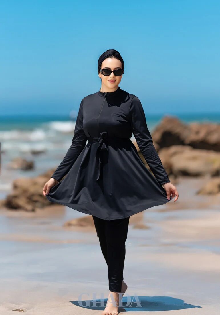 Burkini En 5 Pièces Avec Cache Maillot