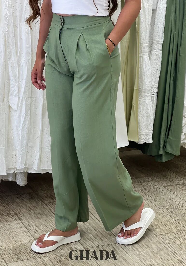 Pantalon En Lin
