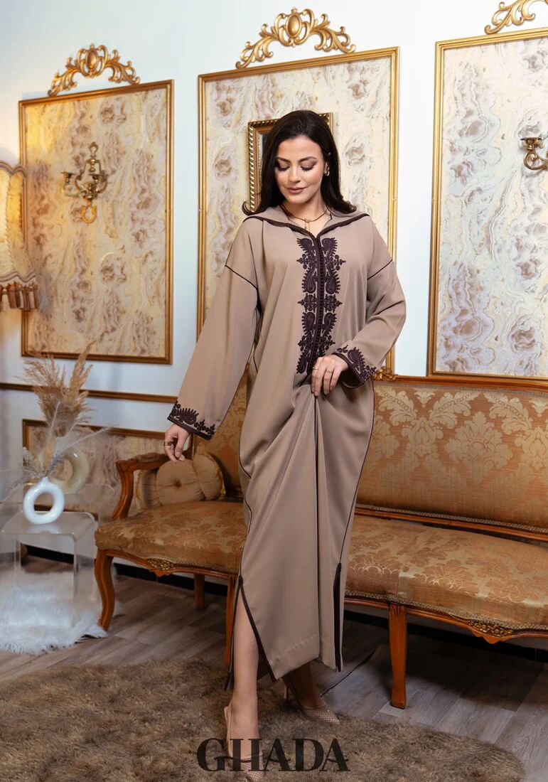 Djellaba En Broderie - Façon Maalem thumbnail 3