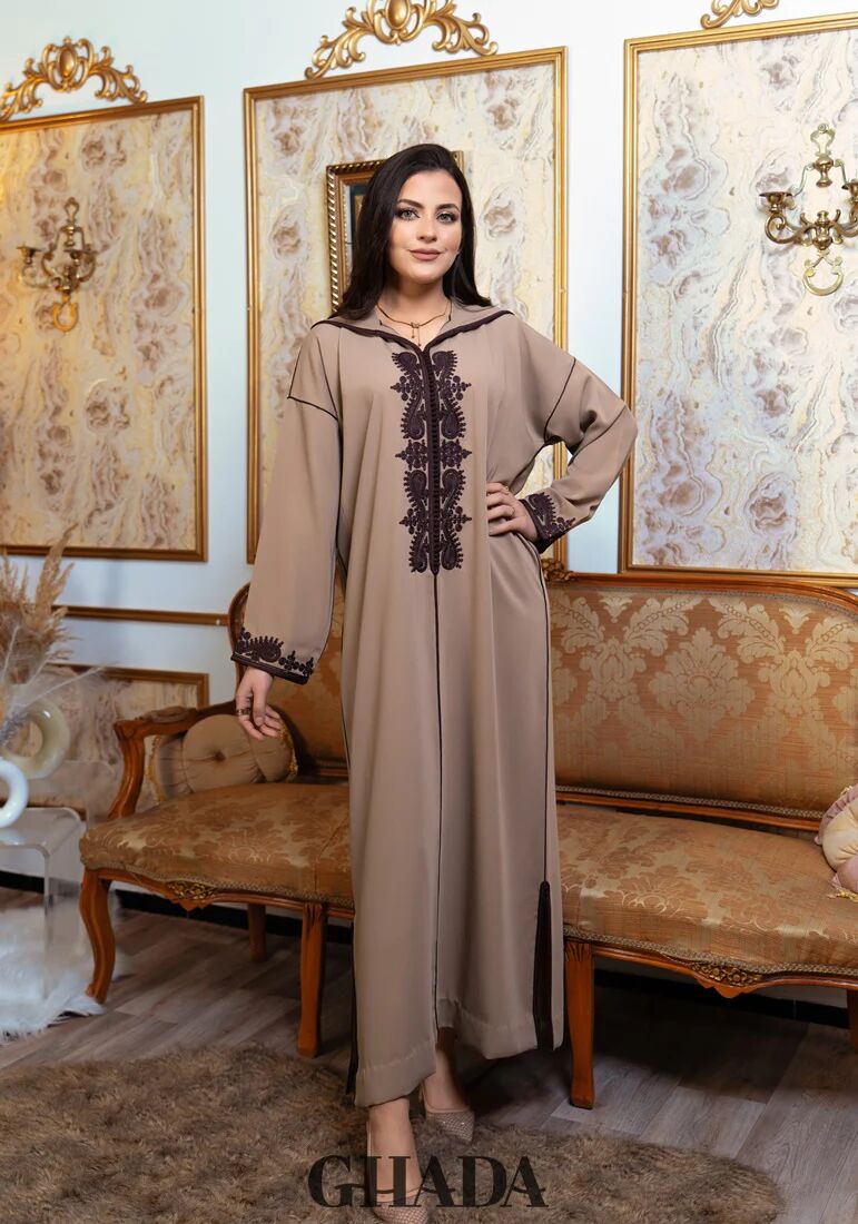 Djellaba En Broderie - Façon Maalem thumbnail 4
